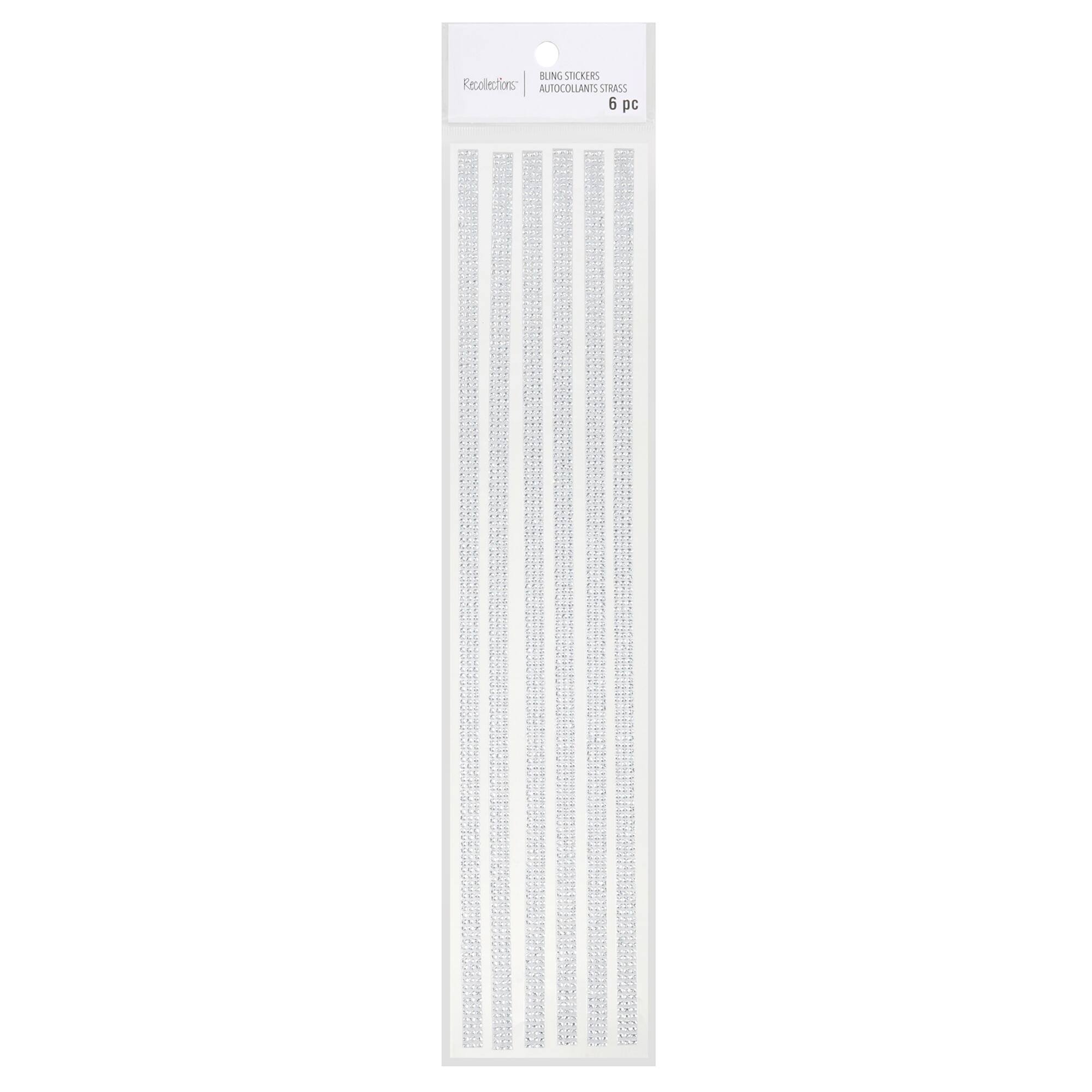12 Packs: 6 ct. (72 total) Clear Micro Gem Strips by Recollections™